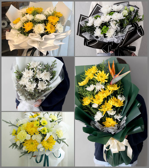 湖北孝感市汉川市城隍镇白事花束代送